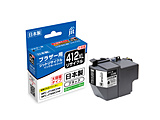 �݊����T�C�N���C���N�J�[�g���b�W [�u���U�[ LC412XLBK](��e��) �u���b�N JIT-B412BXL