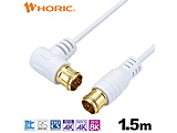 1.5m �ɍ׃A���e�i�P�[�u�� L��������/�������R�l�N�^  �z���C�g HAT15-103LPWH