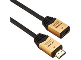 支持0.5m[HDMI⇔HDMI]4K、3D的HDMI连接线HDFM05-033GD黄金[HDMI⇔HDMI]