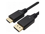 �f���ϊ��P�[�u��  �u���b�N DPHA20-809BB �mHDMI��DisplayPort /2m�n