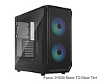 PCP[X [ATX /Micro ATX /Mini-ITX] Focus 2 RGB Black TG Clear Tint ubN FD-C-FOC2A-03