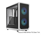 PCP[X [ATX /Micro ATX /Mini-ITX] Focus 2 RGB White TG Clear Tint zCg FD-C-FOC2A-04