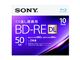 10BNE2VJPS2供录像使用BD-RE Sony白[10张/50GB/喷墨打印机对应]