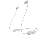 SONY(ソニー) ブルートゥースイヤホン カナル型  ホワイト WI-C100 WZ ［防滴＆ネックバンド /Bluetooth］