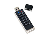 USB������ Lock U(Mac/Windows11�Ή�) �u���b�N/�V���o�[ LOCKU-32G �m32GB /USB TypeA /USB3.2 /�L���b�v���n