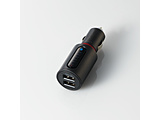 FMトランスミッター/Bluetooth/USB2ポート付/3.4A/おまかせ充電/4チャンネル LAT-FMBT04BK ブラック