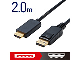 CAC-DPHDMI20BK变换电缆[DisplayPort-HDMI]2.0m、黑色