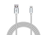 iPhone �[�d�P�[�u�� ���C�g�j���O�P�[�u�� 2m MFi�F�� �f�����ɂ��� ���ϋv �i�C�����f�� �y Lightning �R�l�N�^�[���� iPhone iPad iPod AirPods �Ή� �z �z���C�g  �z���C�g MPA-UALS20WH �y864�z