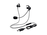耳机黑色HS-EP15UBK[USB/两耳朵/入耳式耳机型]