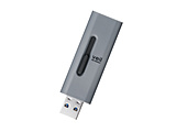 USBメモリ (iPadOS/iOS/Mac/Windows11対応) グレー MF-SLU3032GGY ［32GB /USB TypeA /USB3.2 /スライド式］