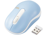 マウス 抗菌(Mac/Windows11対応) ライトブルー M-DY10DRSKBUL ［光学式 /無線(ワイヤレス) /3ボタン /USB］