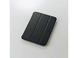 供iPad mini(第6代)使用的襟翼包背面清除/软件皮革/2角度黑色TB-A21SWV2BK[864]