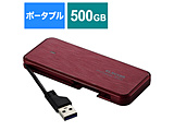 ESD-ECA0500GRDR OtSSD USB-Aڑ PS5/PS4A^Ή(Chrome/iPadOS/iOS/Mac/Windows11Ή) bh m500GB /|[^u^n y864z