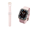 �A�b�v���E�H�b�` �o���h �x���g Apple Watch SE ( ��2���� / ��1���� ) / Series 8 / 7 / 6 / 5 / 4 / 3 / 2 / 1 [ 41mm 40mm 38mm ] �V���R�� �ϏՌ� �j���A���X�J���[ �s���N   AW-41BDSCGPN