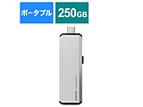 ESD-EWA0250GSV OtSSD USB-C{USB-Aڑ PS5/PS4A^Ή(Android/iPadOS/Mac/Windows11Ή) Vo[ m250GB /|[^u^n ysof001z