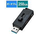 ESD-EHL0250GBK OtSSD USB-Aڑ SIAARہERECXAPS5/PS4A^Ή(Mac/Windows11Ή) ubN m250GB /|[^u^n y852z