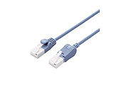 LAN�P�[�u�� Cat6A���� 5m �X���� �^�e�X�C���O×�X�g���[�g ���� 10Gbps �X�g���[�g �ܐ܂�h�~ �C�[�T�l�b�g�P�[�u�� RoHS�w�ߏ��� �u���[ �c�X�C���O�� �u���[ LD-GPATSV/BU50 �m5m /�J�e�S���[6A /�X�����n
