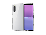 Xperia 10 V ( SO-52D / SOG11 ) �P�[�X �n�C�u���b�h �J�o�[ �Ռ��z�� �w�ʃJ��������ی� �X�g���b�v�z�[���t �ɂݐ݌v �N���A  �N���A PM-X232HVCKCR