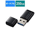 支持ESD-EXS0250GBK外置型SSD USB-A连接PS5/PS4，录像的(Mac/Windows11对应)黑色[250GB/手提式型]