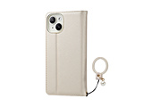 iPhone 15 �p �P�[�X ���U�[ �J�o�[ �蒠�^ �}�O�l�b�g �t���b�v �Ռ��z�� ���C�����X�[�d�� �t�B���K�[�X�g���b�v�t �X�^���h�@�\�t �~���[�t �J�[�h�P�[�X�@�\�t &me �z���C�g  �z���C�g PM-A23APLFJM2WH