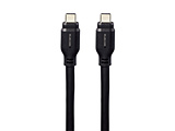 USB-C �� USB-C�P�[�u�� [�f�� /�[�d /�]�� /1.5m /PD100W /USB3.2 Gen2(10Gbps)]  �u���b�N MPA-CC1G15BK �mUSB-C �� USB-C�n