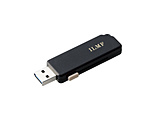 USB������ (Mac/Windows11�Ή�)ILMF(�C�����t) �u���b�N MF-ER3032GBK-IL �m32GB /USB TypeA /USB3.2 /�X���C�h���n �y864�z