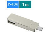 ESD-EPA1000GSV OtSSD USB-C{USB-Aڑ PS5/PS4Ή(iPadOS/iOS/Mac/Windows11Ή) Vo[ m1TB /|[^u^n