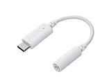 �^�C�vC �C���z���W���b�N 3�� 4�� �ϊ� ( USB-C to 3.5mm �X�e���I�~�j�W���b�N )  �z���C�g MPA-C35DWH2