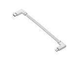 iPhone �[�d�P�[�u�� ( USB-C to ���C�g�j���O�P�[�u�� ) �Z�� 0.1m PD�Ή� L�� �t���b�g MFi�F�� �}���[�d �y Lightning �|�[�g���� iPhone iPad iPod AirPods �Ή� �z ���o�C���o�b�e���[ �p �z���C�g