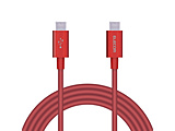 USB-C �� USB-C�P�[�u�� [�[�d /�]�� /2.0m /PD60W /USB2.0]  ���b�h MPA-XCCPS20PNRD �mUSB-C �� USB-C�n