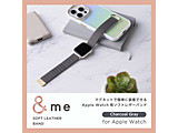 �A�b�v���E�H�b�` �o���h Apple Watch SE �i��2���� / ��1����j / Series 9 / 8 / 7 / 6 / 5 / 4 / 3 / 2 / 1 41mm 40mm 38mm ���U�[ �}�O�l�b�g �x���g ��me  �`���R�[���O���[ AW-41BDLMAGGY �y864�z