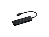 U3HC-H040PBK USB-C  USB-C{USB-A ϊnu (iPadOS/Mac/Windows11Ή) ubN moXZtp[ /4|[g /USB 3.2 Gen1Ή /USB Power DeliveryΉn