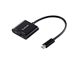 fϊA_v^ [USB-C IXX HDMI /USB-CXd /USB Power DeliveryΉ /60W] 4KΉ(Chrome/Android/iPadOS/iOS/Mac/Windows11Ή) ubN AD-CHDMIPDBK2