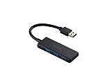 U3H-H030XBK USB-Anu (Mac/Windows11Ή) ubN moXp[ /3|[g /USB 3.2 Gen1Ήn