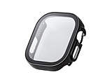 �A�b�v���E�H�b�` �J�o�[ Apple Watch Ultra 2 / Ultra [ 49mm ] �t���J�o�[ �P�[�X �����K���X �\�ʍd�x10H �S�ʕی� �w��h�~ ��U�h�~ �h�� IPX7 2�d�\��  �u���b�N AW-23CFCGEBK