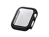 �A�b�v���E�H�b�` �J�o�[ Apple Watch SE �i ��2���� / ��1���� �j / Series 6 / 5 / 4 [ 44mm ] �t���J�o�[ �P�[�X �����K���X �\�ʍd�x10H �S�ʕی� �w��h�~ ��U�h�~ ���^���b�N 2�d�\��  �u���b�N AW-23DFCGPBK