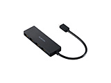 U2HC-H040XBK USB-C  USB-A ϊnu (iPadOS/iOS/Mac/Windows11Ή) ubN moXp[ /4|[g /USB2.0Ήn