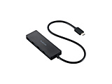 U3HC-H041XBK USB-C  USB-A ϊnu 30cm(iPadOS/iOS/Mac/Windows11Ή) ubN moXp[ /4|[g /USB 3.2 Gen1Ήn