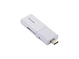 USB (iPadOS/iOS/Mac/Windows11Ή) zCg MF-WSAU3064GWH m64GB /USB TypeA{USB TypeC /USB3.2 /XChn