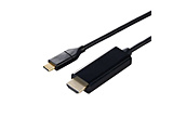 fϊP[u USB Type-C-HDMI ~[OΉ 60Hz 1.0m   DH-CHDMI10BK