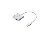 15cm USB Type-CHDMI ϊA_v^  Vo[ MPA-CHDMI100SV mHDMIType-Cn