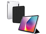 11�C���` iPad�iA16�j�A10.9�C���` iPad�i��10����j�p �t���b�v�P�[�X ���^�y�� �t�@�u���b�N �w�ʃN���A  �u���b�N TB-A25RWVCBK