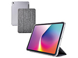 11�C���` iPad�iA16�j�A10.9�C���` iPad�i��10����j�p �t���b�v�P�[�X ���^�y�� �t�@�u���b�N �w�ʃN���A  �O���[ TB-A25RWVCGY