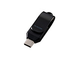 USB������ (Android/iPadOS/iOS/Mac/Windows11�Ή�) �u���b�N MF-CEU3032GBK �m32GB /USB TypeC /USB3.2 /��]���n