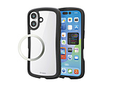iPhone 17 �P�[�X �n�C�u���b�h �J�o�[ �Ռ��z�� ���C�z���Ή����^���X�e�b�J�[�t �X�g���b�v�z�[���t �X�g���b�v�z�[���V�[�g�t Grippy �u���b�N  �u���b�N