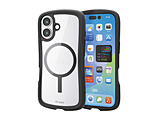 iPhone 17 �P�[�X �n�C�u���b�h �J�o�[ �Ռ��z�� MAGKEEP ���͋z�����C�����X�[�d�Ή� �X�g���b�v�z�[���t �X�g���b�v�z�[���V�[�g�t Grippy �u���b�N  �u���b�N PM-A25AGRPFMBK
