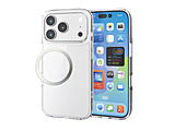 iPhone 17 Pro �P�[�X �n�C�u���b�h �J�o�[ �Ռ��z�� ���C�z���Ή����^���X�e�b�J�[�t �X�g���b�v�z�[���t  �N���A PM-A25CHVCKCR