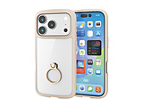 iPhone 17 Pro �P�[�X TOUGH SLIM LITE �t���[���J���[ �����O�t  �x�[�W�� PM-A25CTSLFCRBE