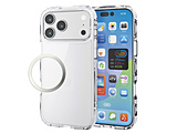 iPhone 17 Pro Max �P�[�X �n�C�u���b�h �J�o�[ �Ռ��z�� �y�� ���^ ���C�z���Ή����^���X�e�b�J�[�t �X�g���b�v�z�[���t �X�g���b�v�z�[���V�[�g�t TOUGH SLIM LITE �N���A  �N���A PM-A25DTSLACR