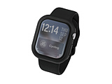 �A�b�v���E�H�b�` �J�o�[ Apple Watch Series 11 / 10 [ 42mm ] �t���J�o�[ �P�[�X �����K���X Gorilla(R) 10H �ϏՌ�PC�t���[�� �w��h�~ ��U�h�~ �u���b�N   AW-25BFCGOBK